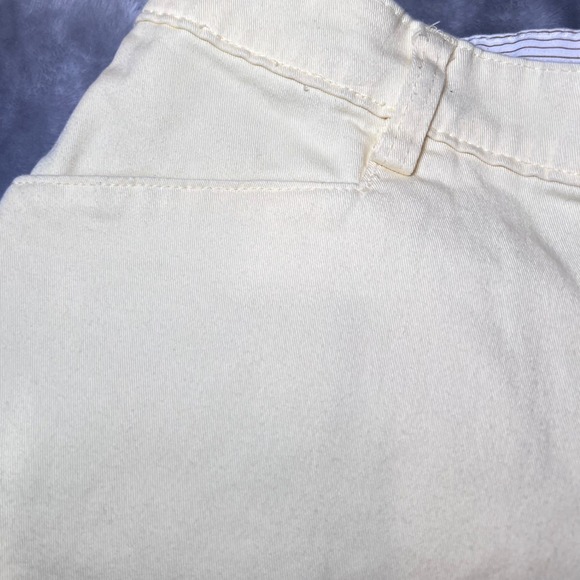 Lee Capri Pants Womens 14 Petites Yellow Comfy Stretch Casual Fall Spring - Picture 14 of 14